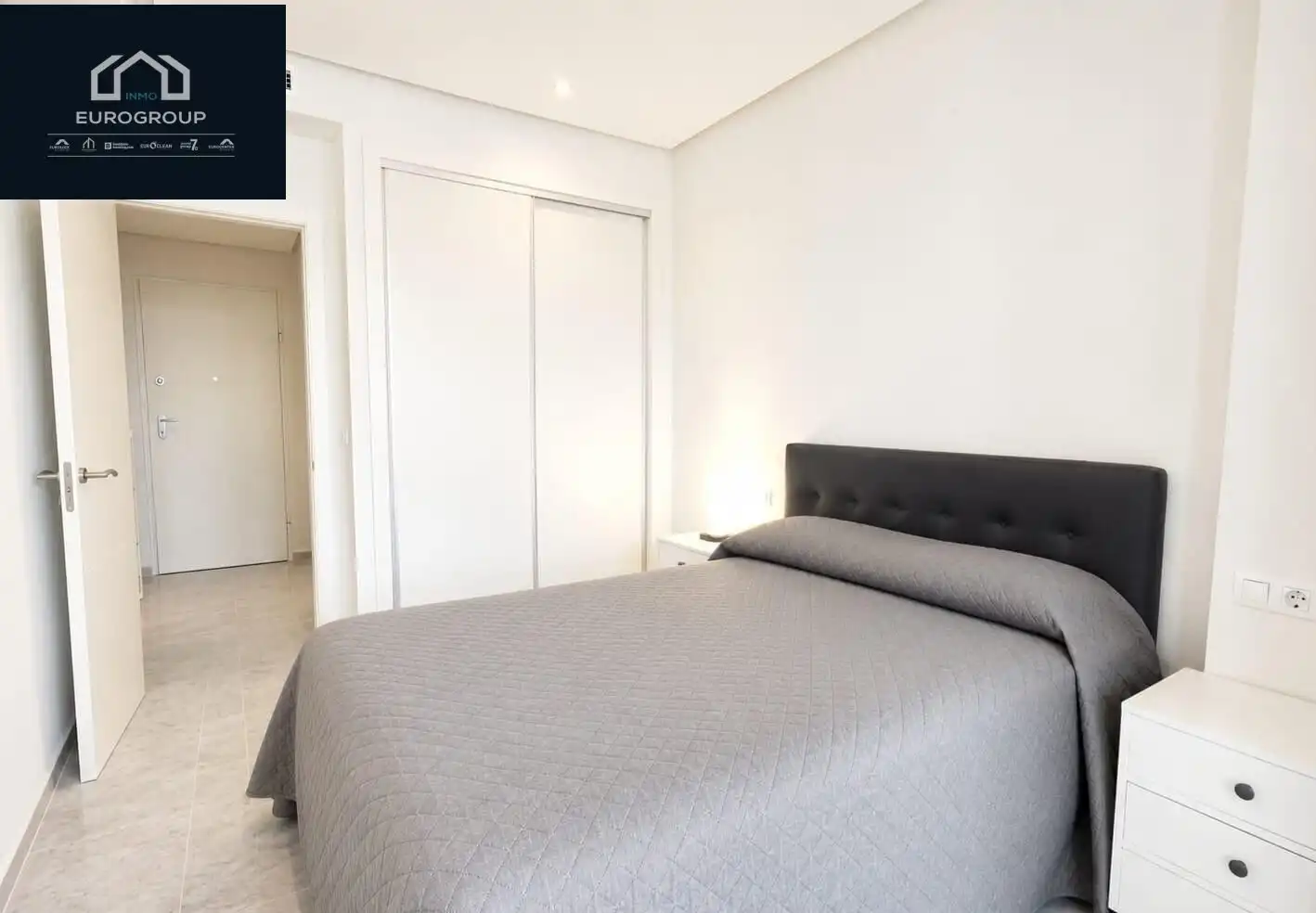 Schlafzimmer von Wohnungen zur Miete in Benidorm mit Heizung, Terrasse und Möbliert