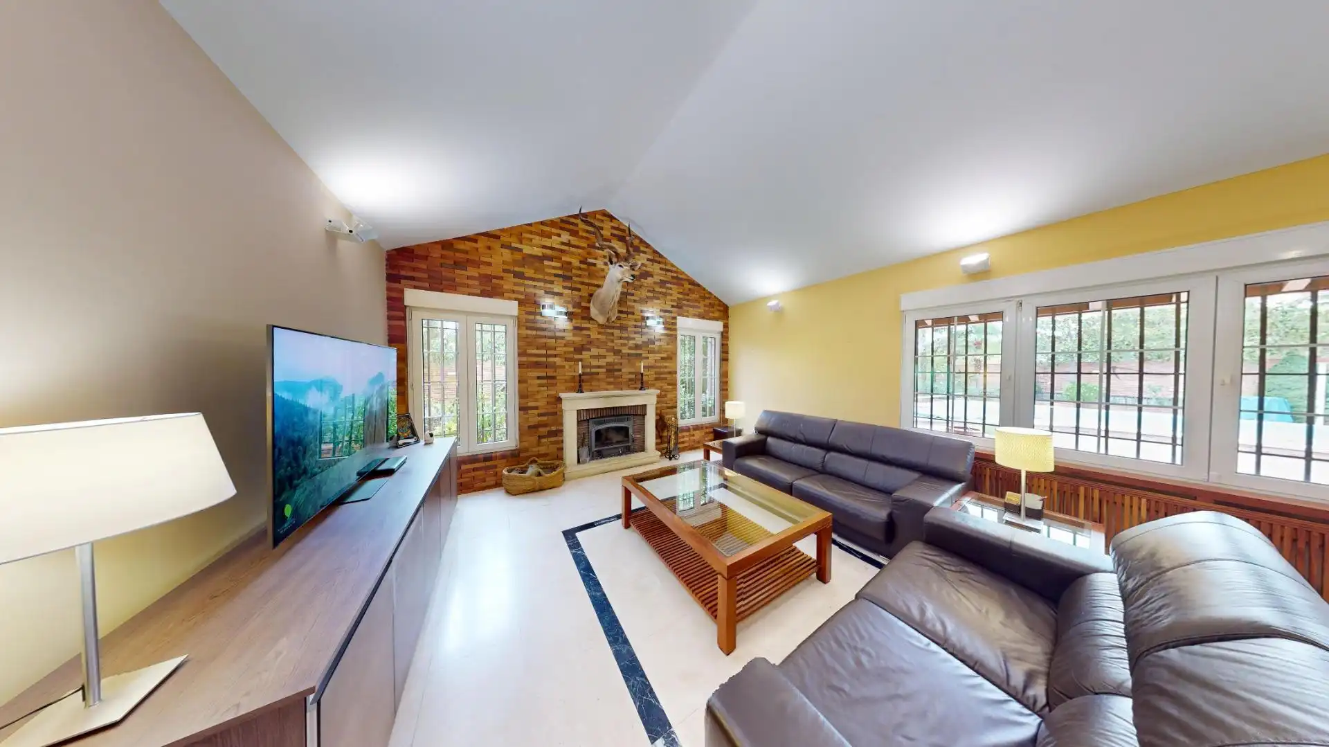 Sala de estar de Casa o chalet en venta en Pedrezuela con Calefacción, Jardín privado y Terraza