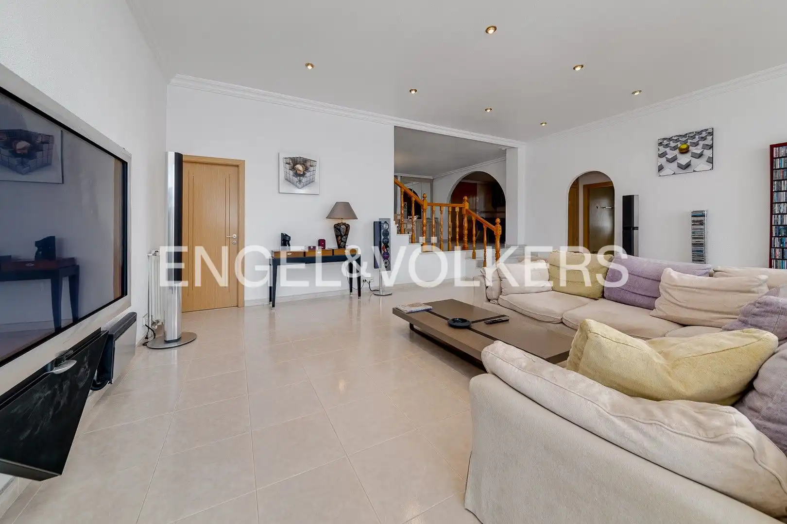 Sala de estar de Finca rústica en venta en Rojales con Aire acondicionado, Calefacción y Jardín privado