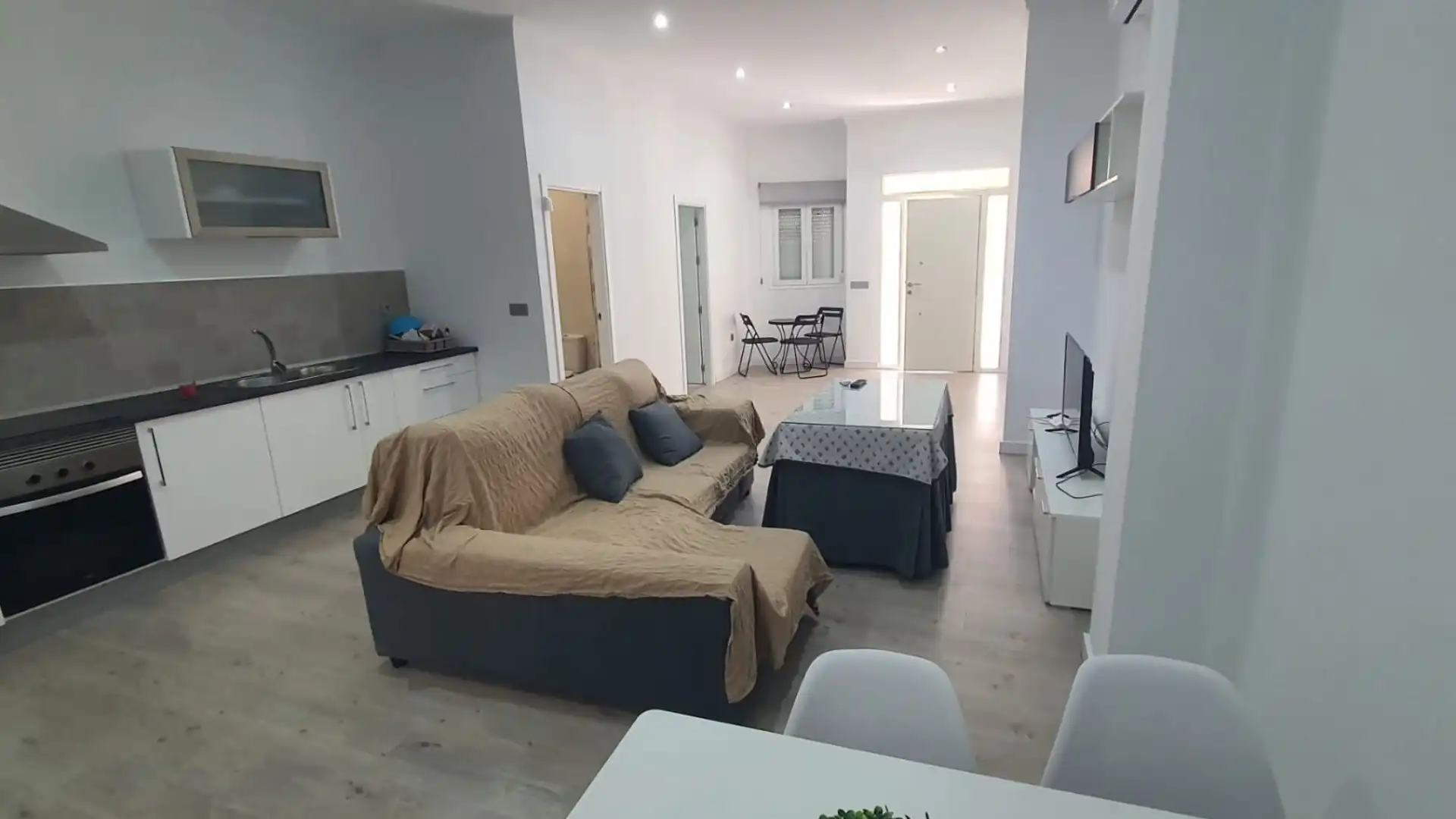 Living room of Flat for rent in Macael  with Air Conditioner, Heating and Furnished