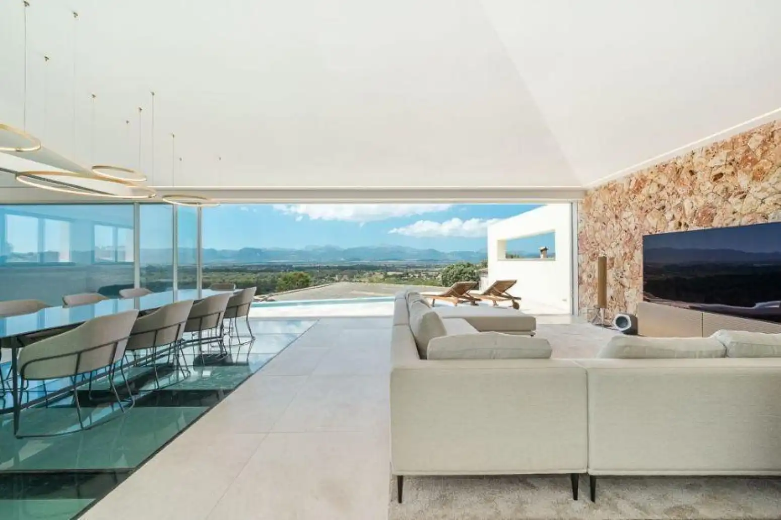Sala de estar de Casa adosada en venta en Costitx con Aire acondicionado, Calefacción y Terraza