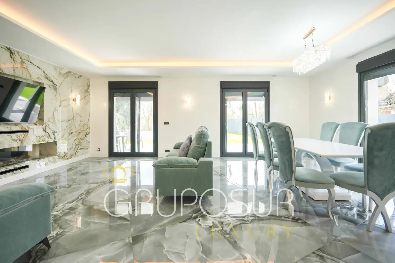 Sala de estar de Casa o chalet en venta en Valladolid con Aire acondicionado, Calefacción y Jardín privado
