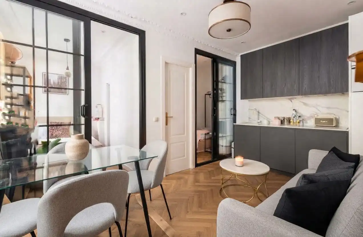 Sala de estar de Piso en venta en Madrid con Aire acondicionado, Calefacción y Parquet