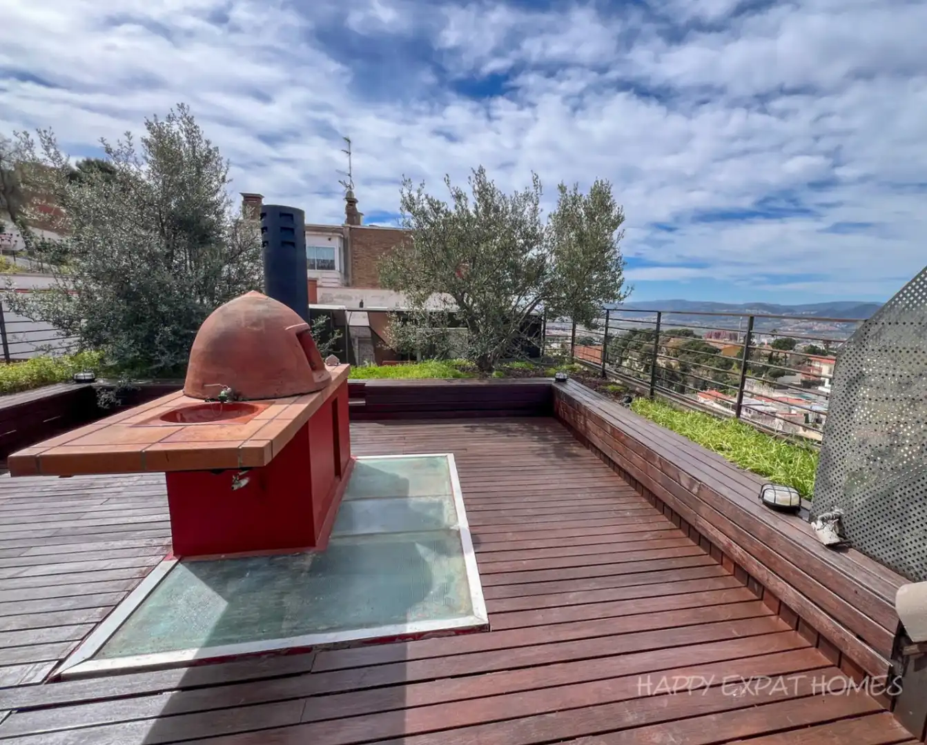 Terrace of Houses for rent in Sant Just Desvern  with Air Conditioner, Heating and Private garden