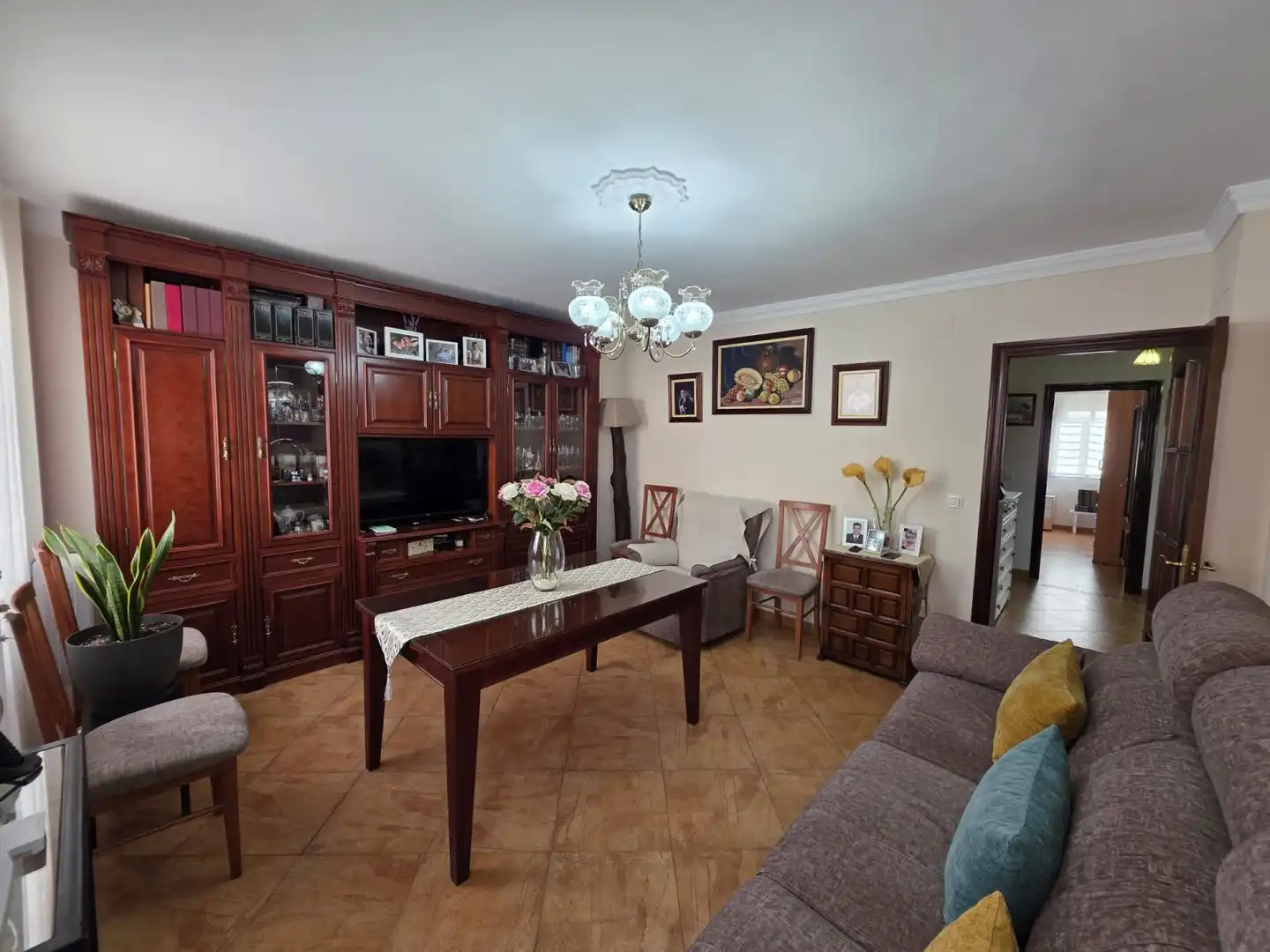 Sala de estar de Piso en venta en Carmona con Aire acondicionado