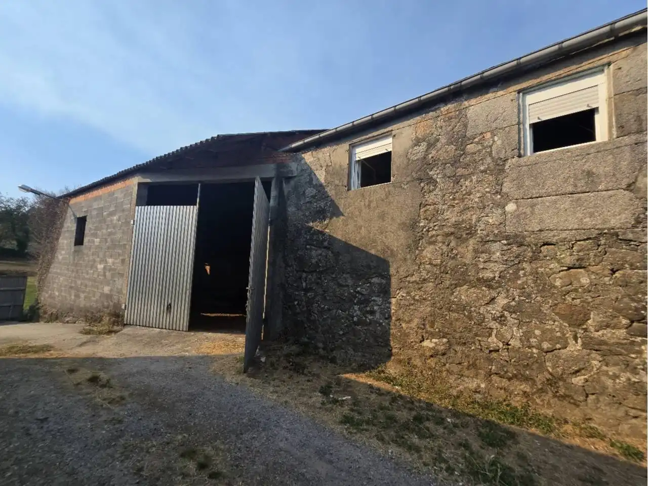 Vista exterior de Casa o chalet en venta en Castroverde con Terraza
