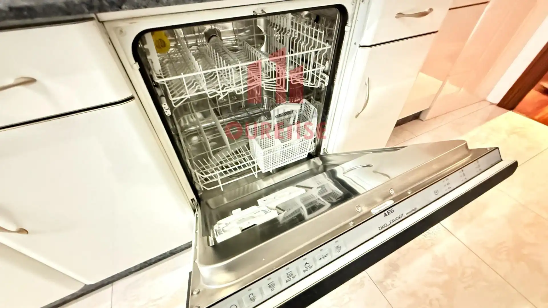 Kitchen of Flat for rent in Ourense Capital   with Furnished