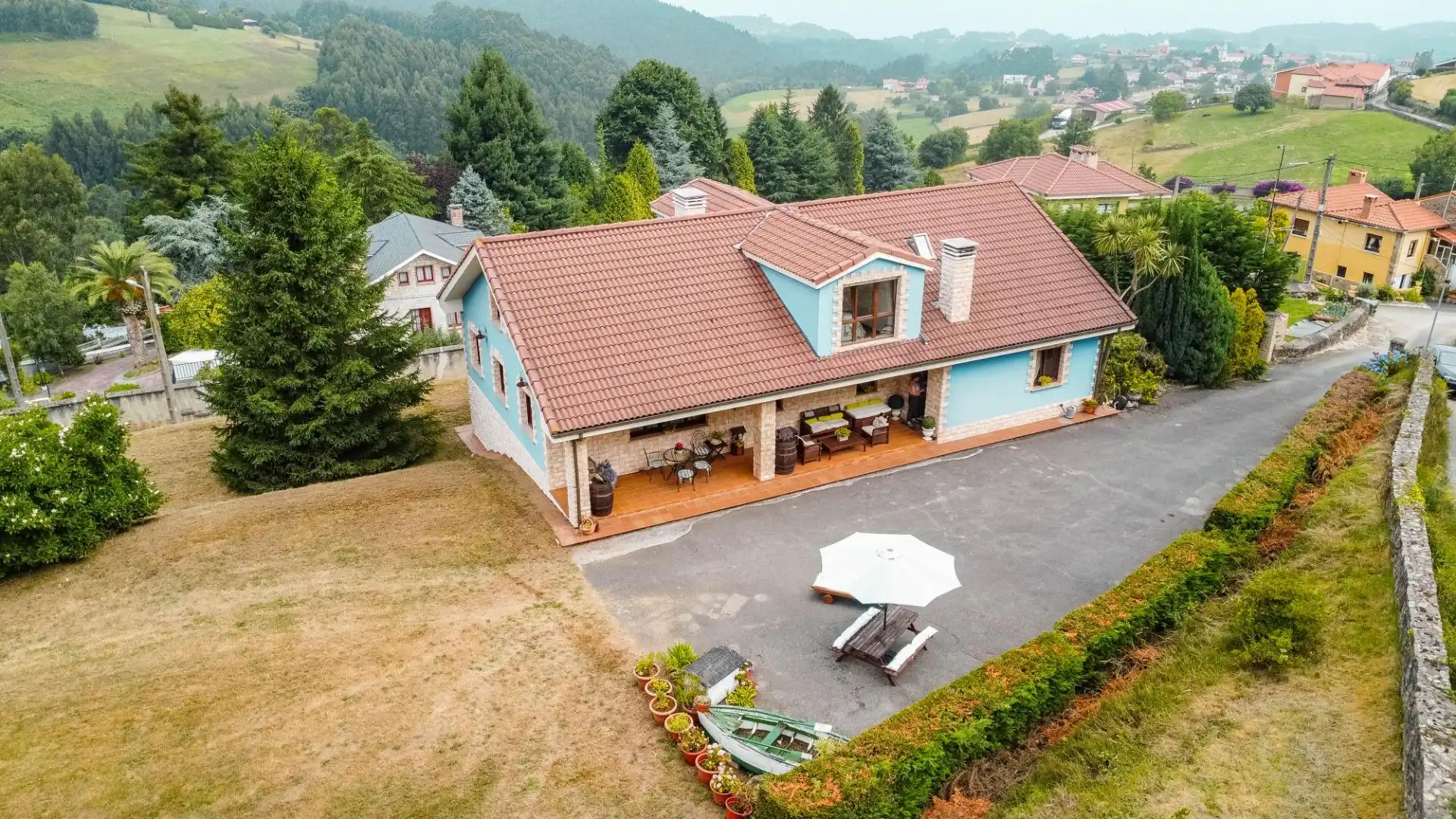 Vista exterior de Casa o chalet en venta en Pravia con Calefacción, Jardín privado y Parquet