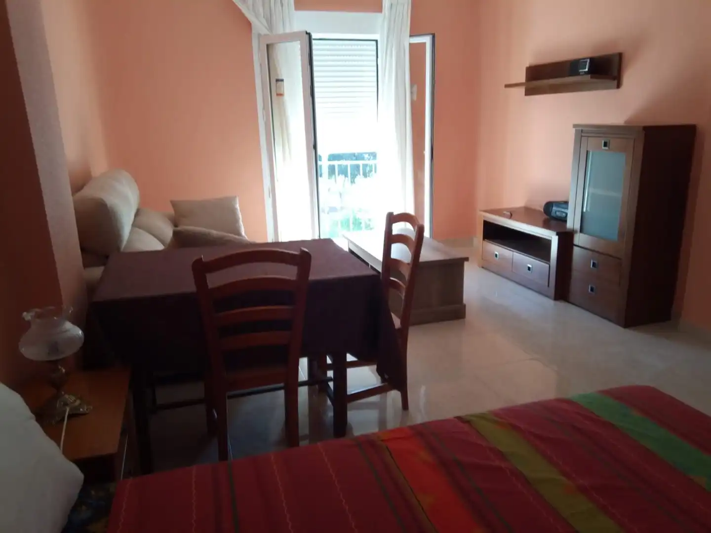 Schlafzimmer von Wohnung zur Miete in Murcia mit Klimaanlage, Heizung und Möbliert