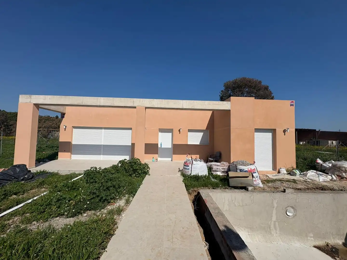 Exterior view of Houses for sale in Vilamacolum  with Air Conditioner, Heating and Private garden