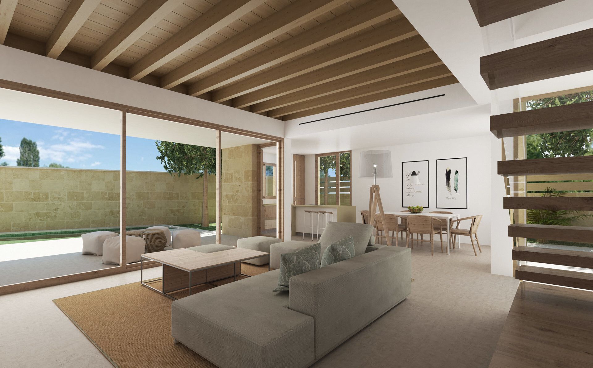 Living room of Single-family semi-detached for sale in  Palma de Mallorca