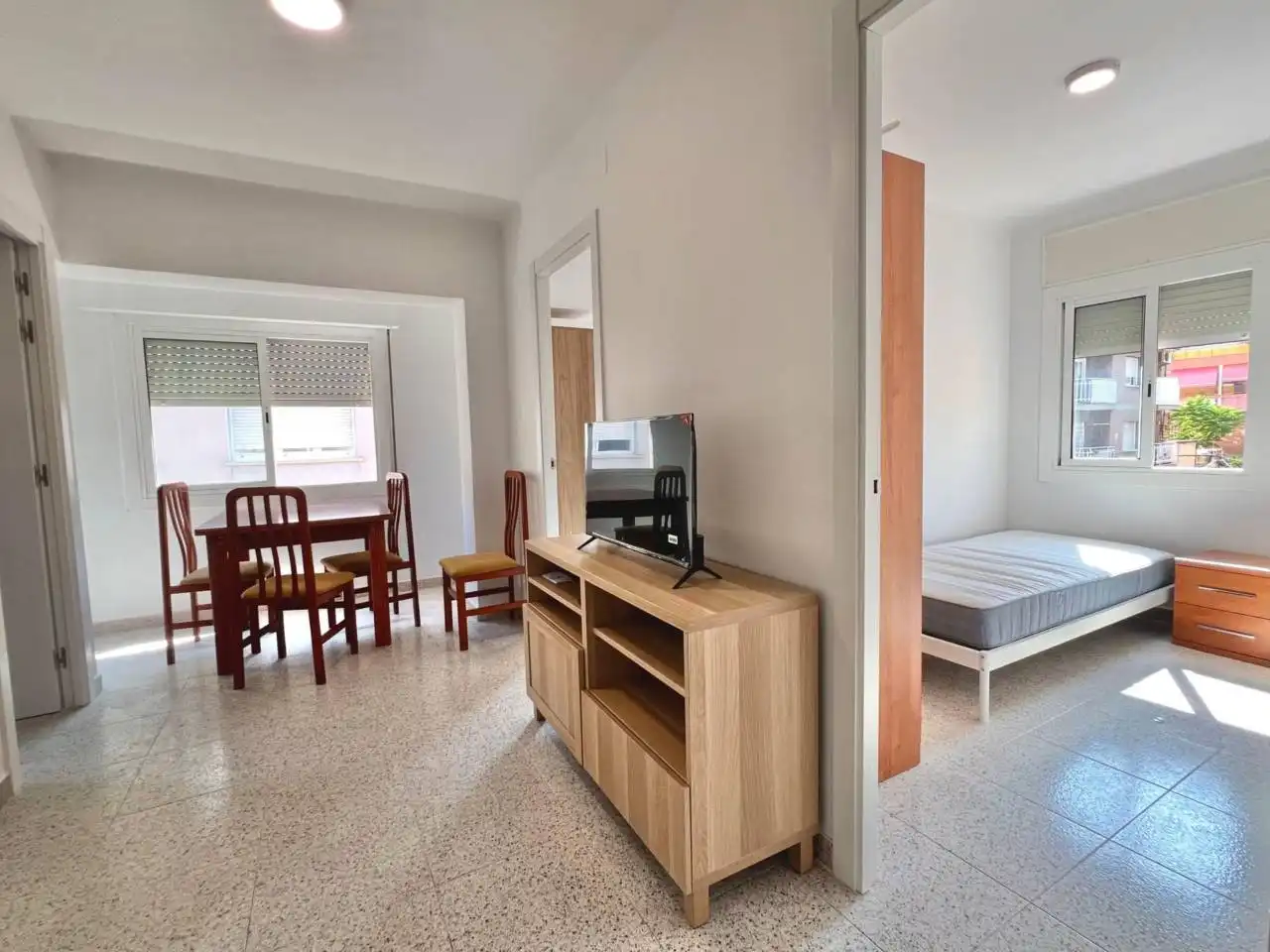 Schlafzimmer von Wohnung zur Miete in Barcelona mit Terrasse und Möbliert