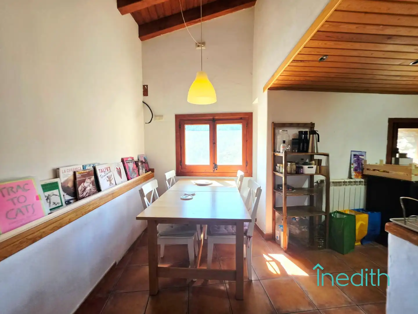 Menjador de Casa o xalet en venda en El Pont de Bar amb Aire condicionat, Jardí privat i Terrassa