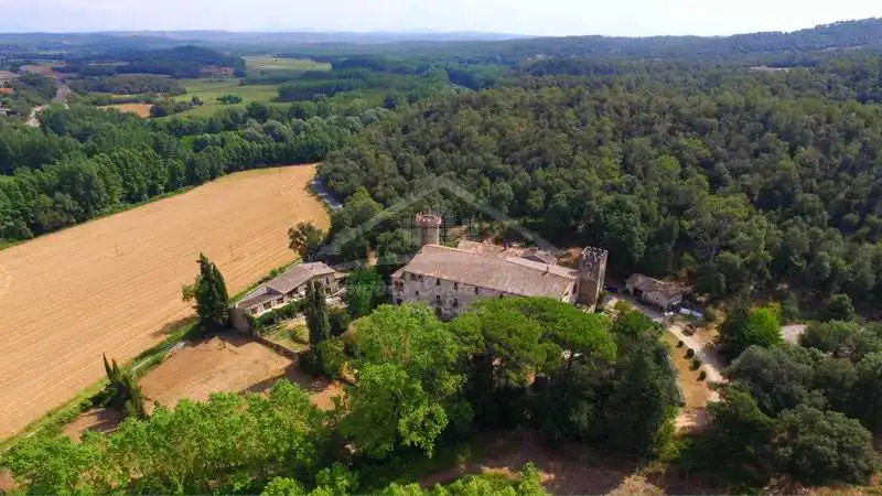 Garden of Country homes for sale in Flaçà  with Air Conditioner, Heating and Private garden