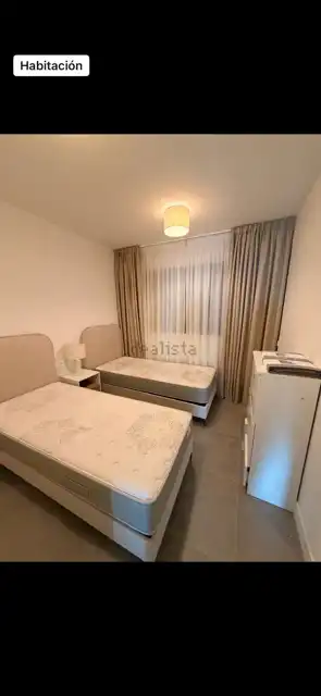 Dormitori de Dúplex de lloguer en Mijas amb Aire condicionat, Jardí privat i Terrassa