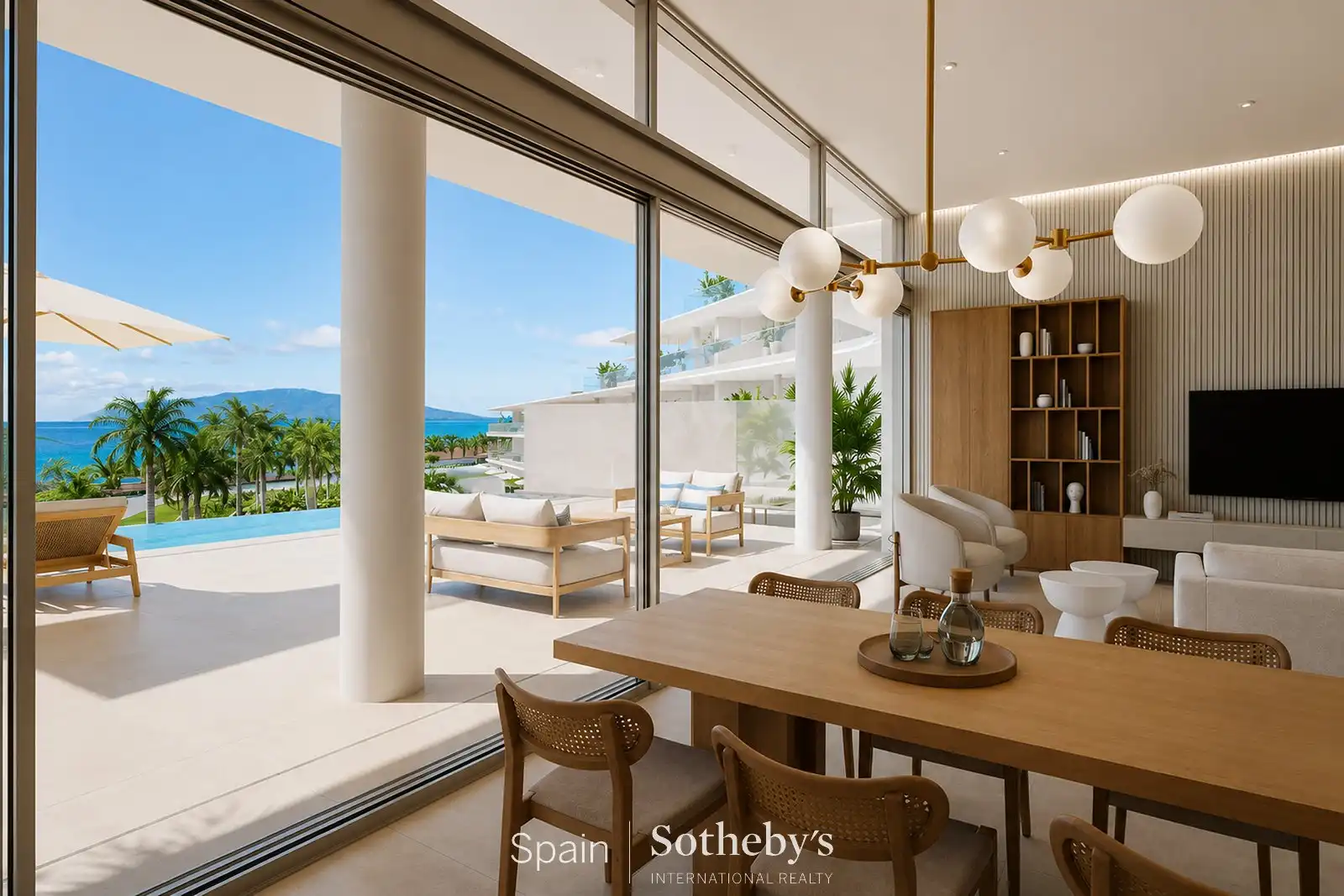 Living room of Apartments for sale in Guía de Isora  with Air Conditioner, Private garden and Terrace