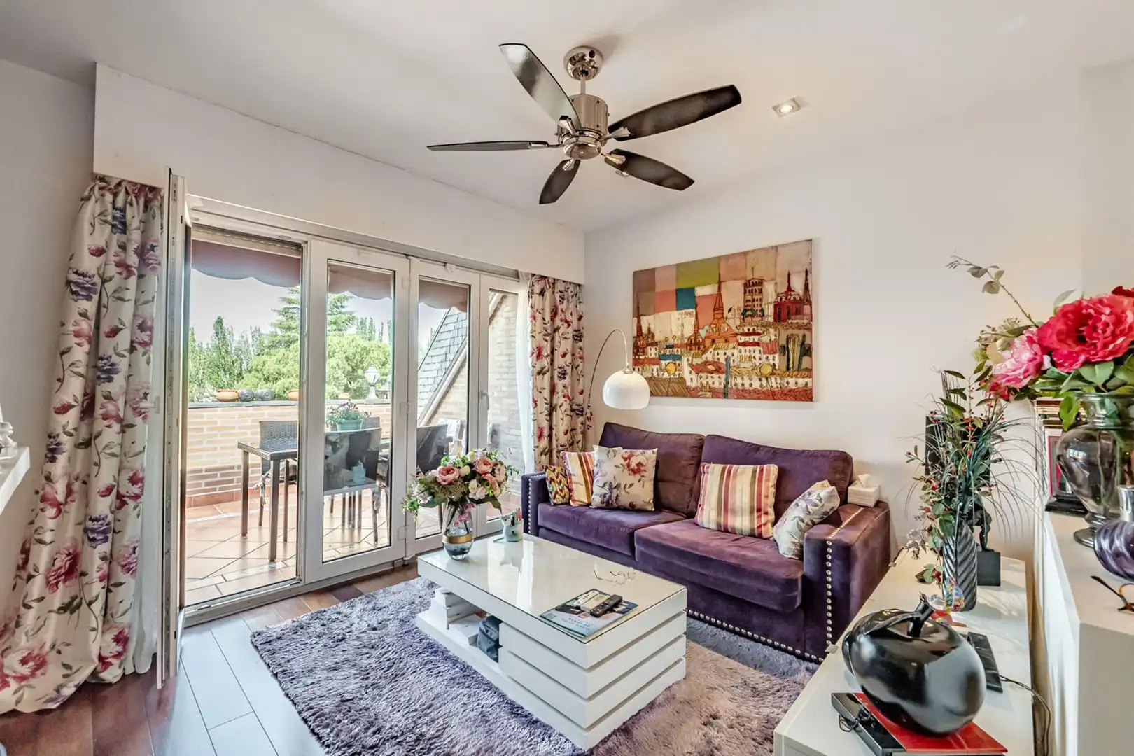 Wohnzimmer von Maisonette zum Verkauf in Majadahonda mit Heizung, Privatgarten und Terrasse