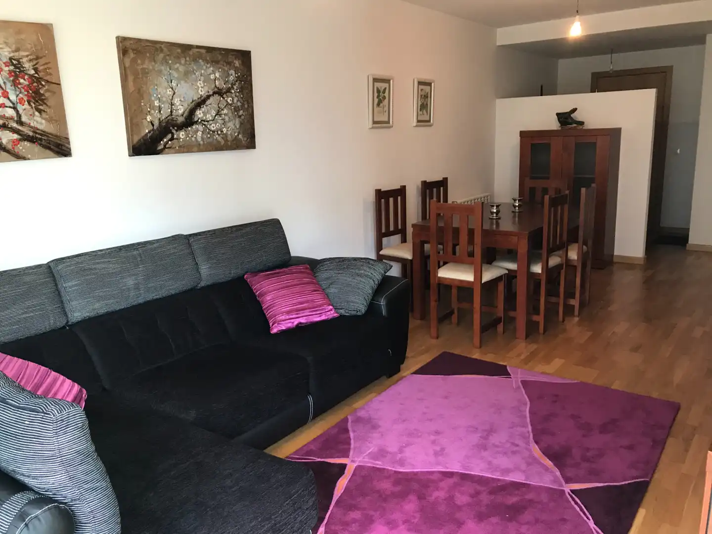 Sala de estar de Piso de alquiler en Vigo  con Calefacción, Parquet y Trastero