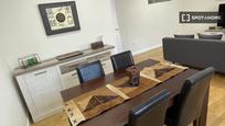 Dining room of Flat to rent in  Madrid Capital  with Air Conditioner, Heating and Furnished