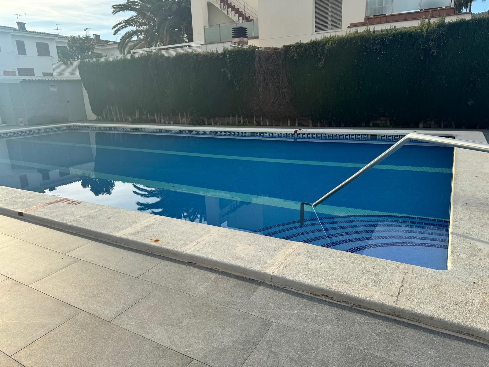 Swimming pool of Apartment to rent in Benicasim / Benicàssim  with Private garden, Terrace and Balcony