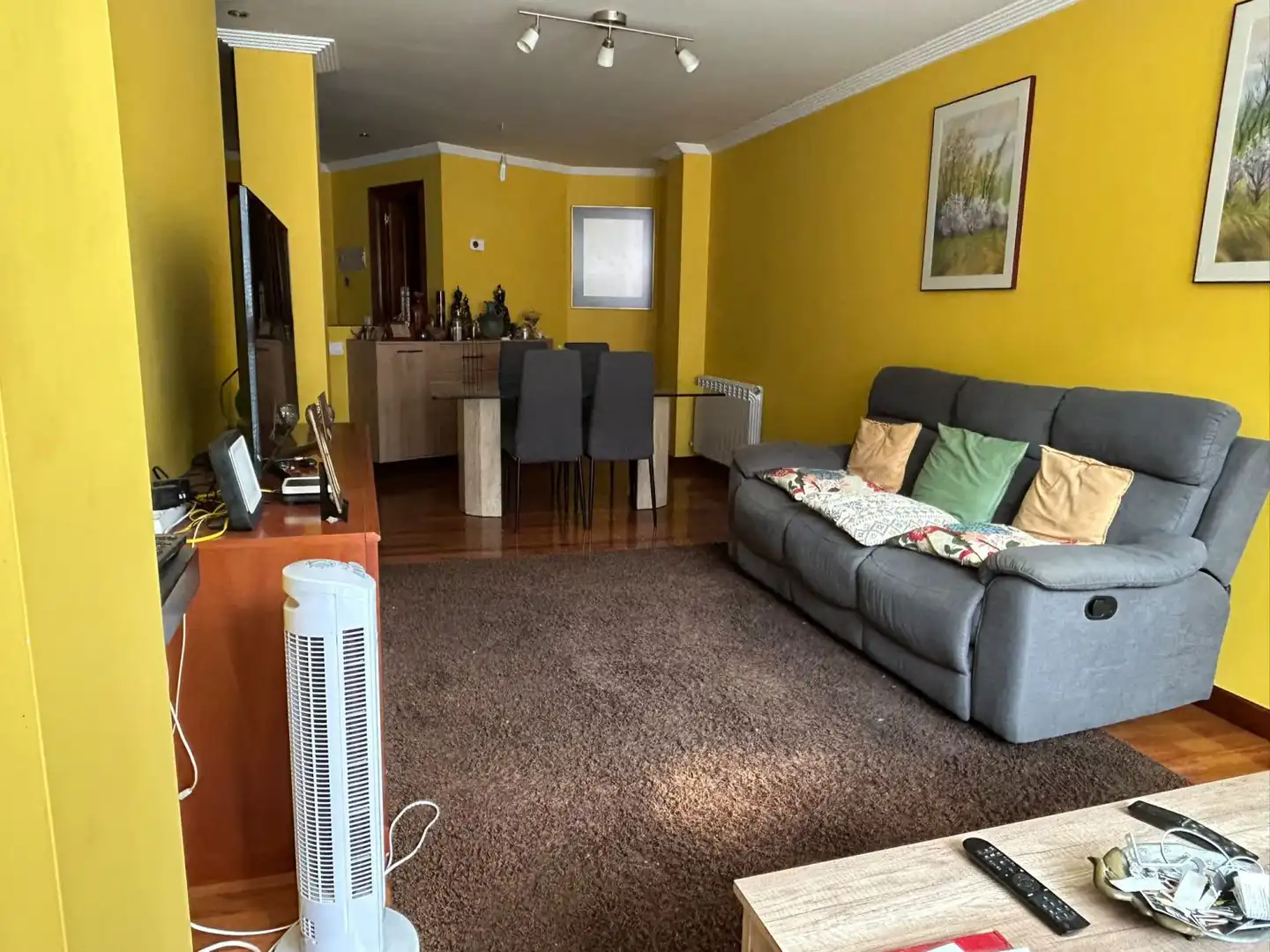 Sala de estar de Piso en venta en Voto con Calefacción, Amueblado y Piscina comunitaria