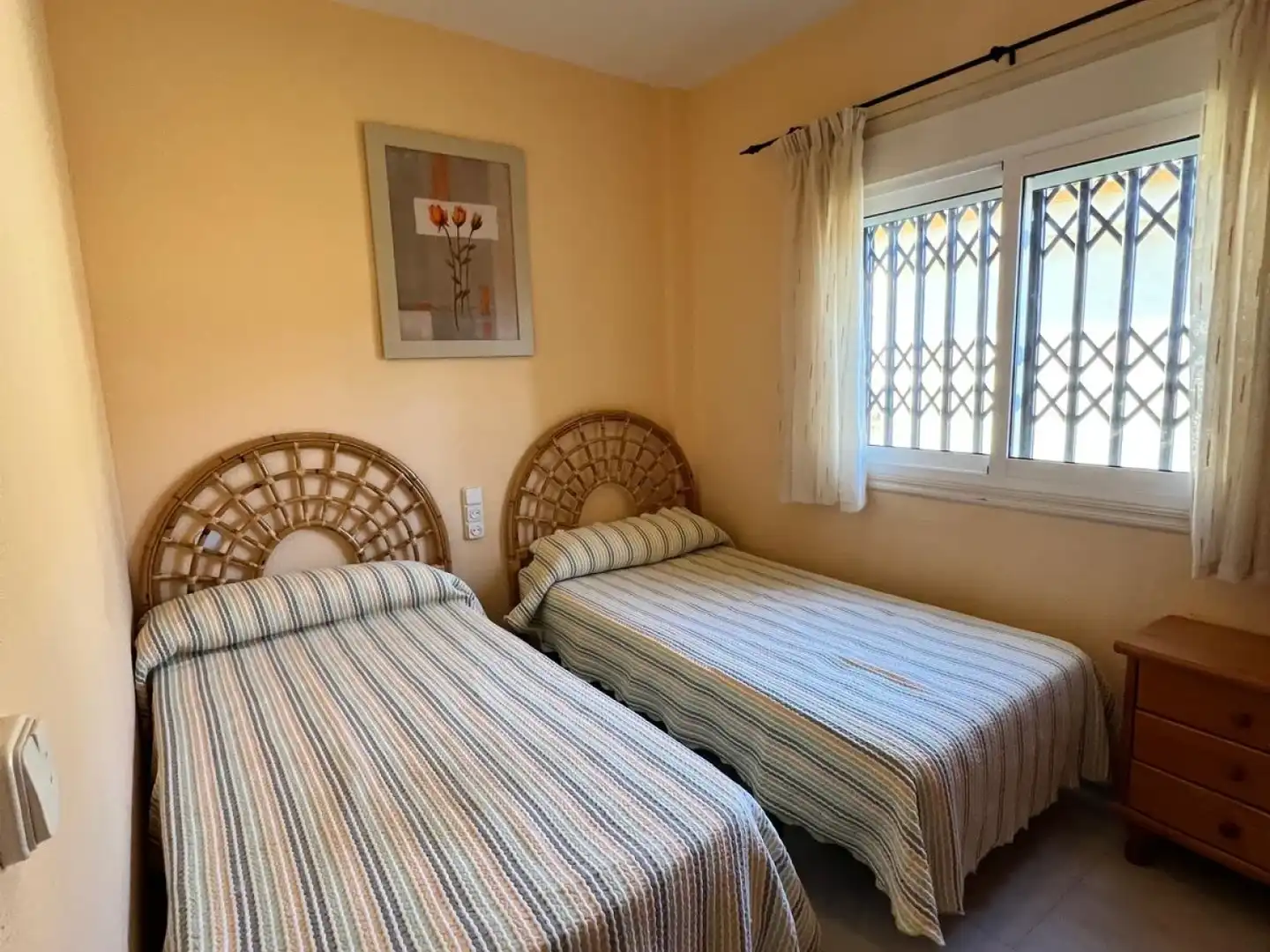 Habitación de Apartamento de alquiler en Mazarrón con Aire acondicionado, Calefacción y Terraza