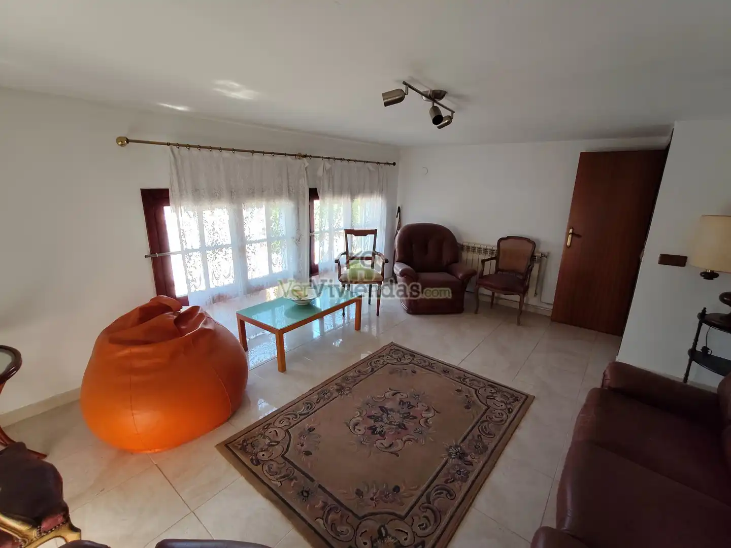 Living room of Houses for sale in Sant Quirze del Vallès  with Heating, Private garden and Swimming Pool
