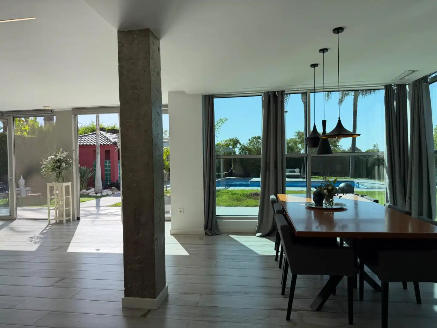 Comedor de Casa o chalet de alquiler en Elche / Elx con Aire acondicionado, Calefacción y Jardín privado