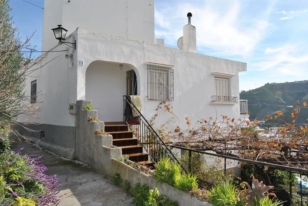 Vista exterior de Casa o chalet en venta en Cómpeta con Jardín privado, Terraza y Trastero