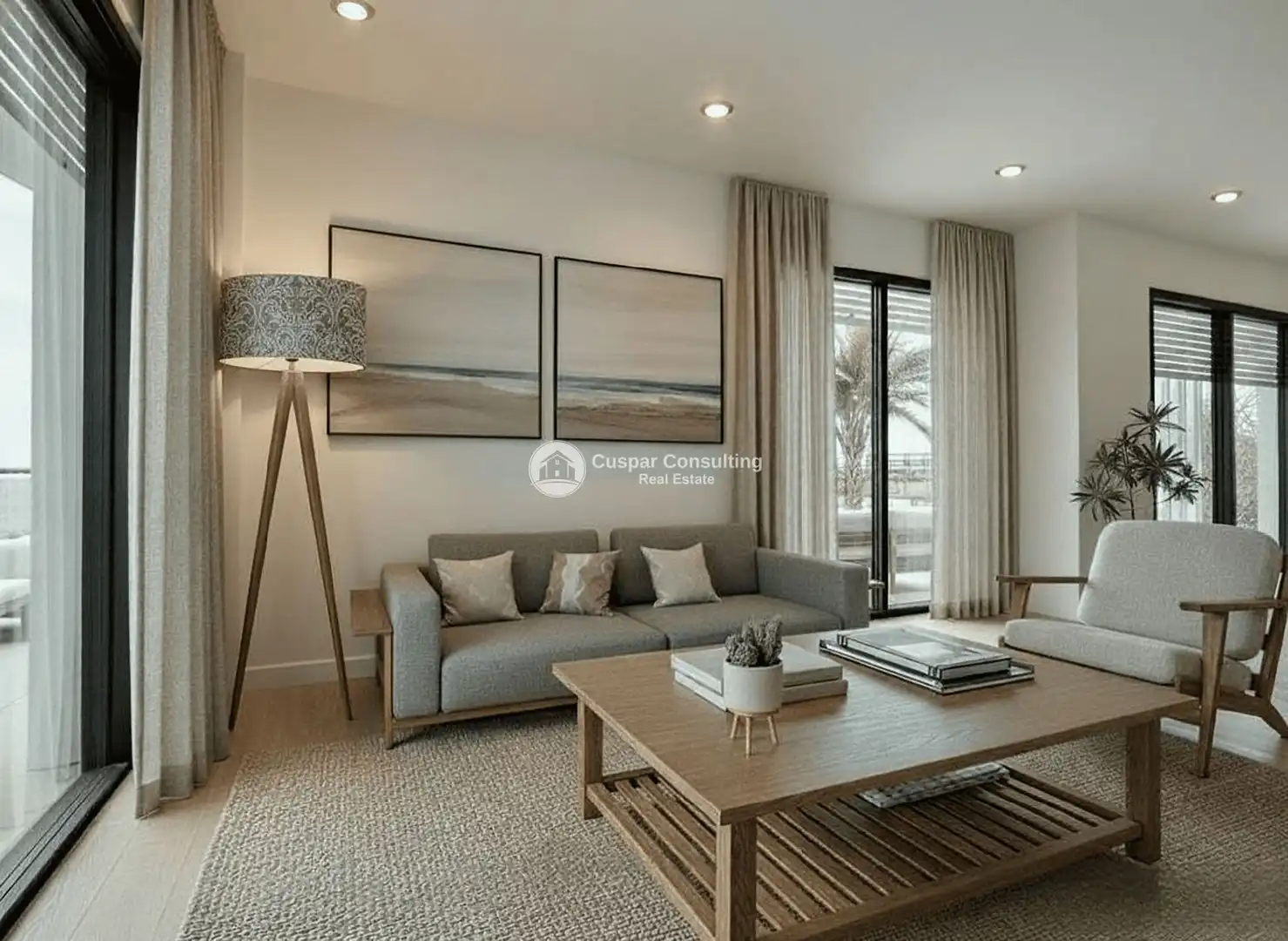 Sala de estar de Apartamento en venta en Los Alcázares con Calefacción, Terraza y Trastero