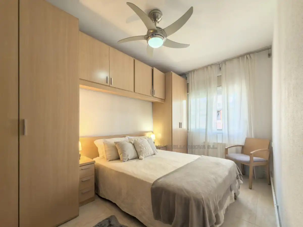 Schlafzimmer von Wohnung zur Miete in Mollet del Vallès mit Klimaanlage, Heizung und Möbliert