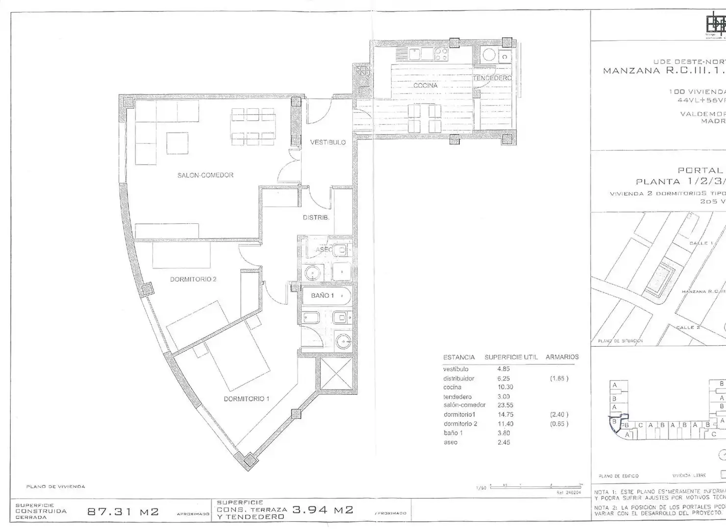 Piso en venta en Valdemoro con Aire acondicionado, Calefacción y Jardín privado
