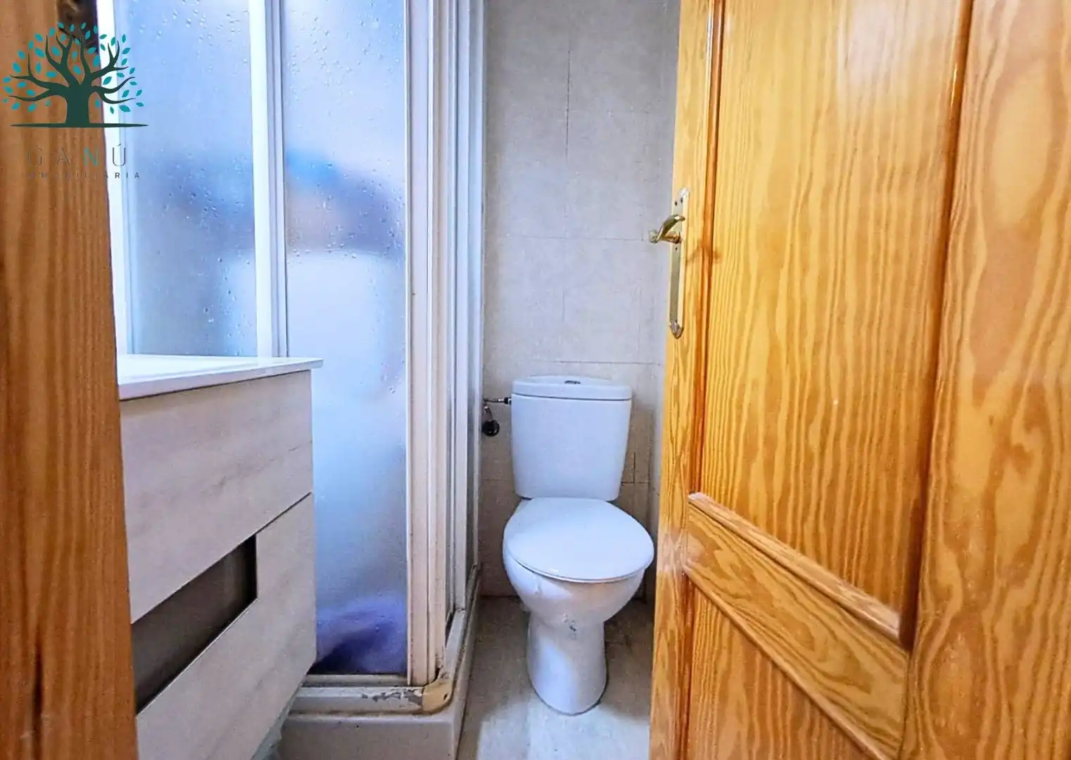 Badezimmer von Erdgeschoss zum Verkauf in Mazarrón mit Klimaanlage, Privatgarten und Terrasse