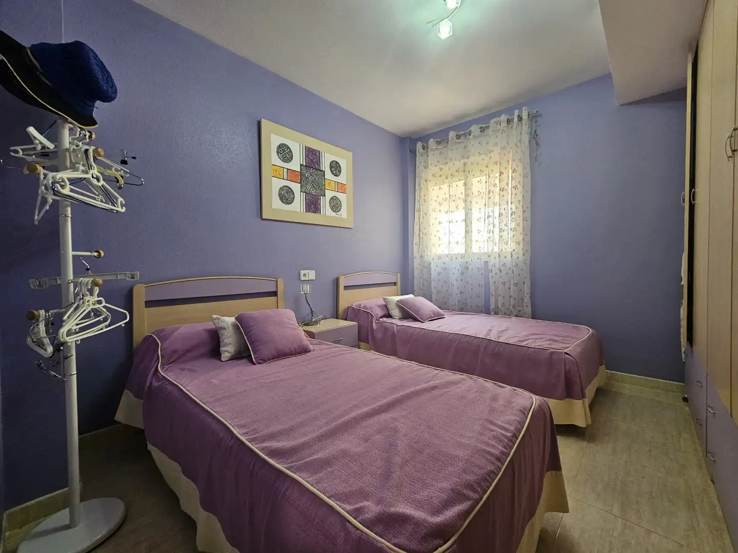 Bedroom of Apartments for rent in Águilas  with Air Conditioner and Balcony