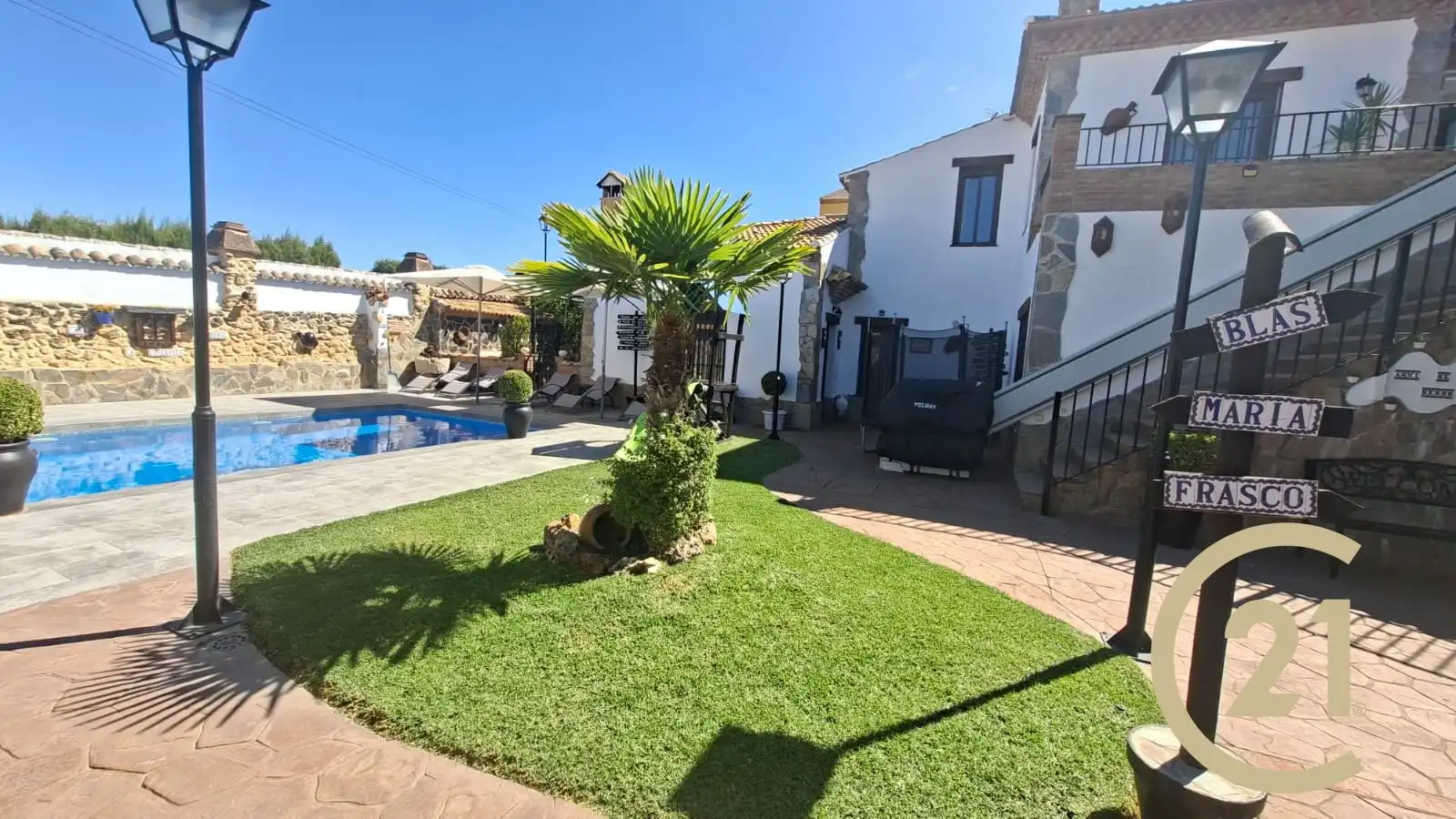 Jardín de Casa o chalet en venta en Arriate con Aire acondicionado, Jardín privado y Terraza