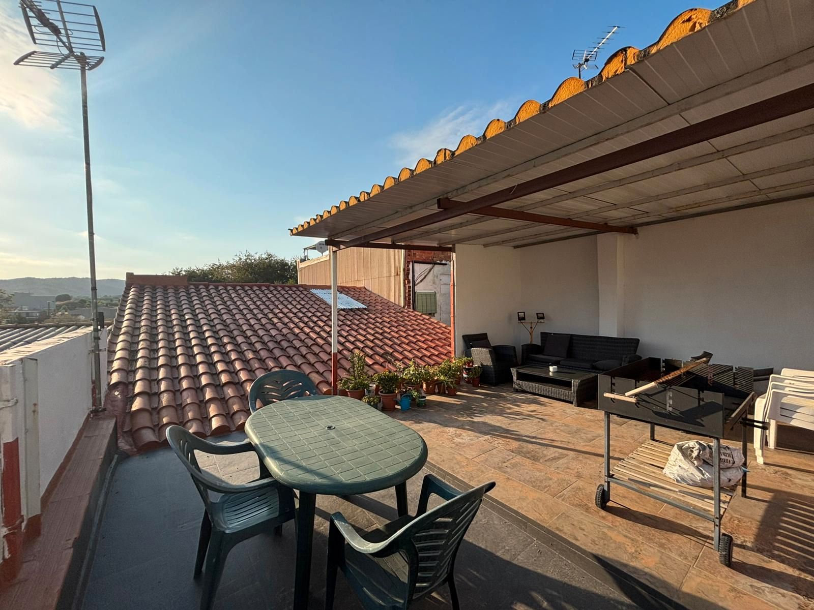 Terrace of Single-family semi-detached for sale in Terrassa  with Heating, Parquet flooring and Terrace