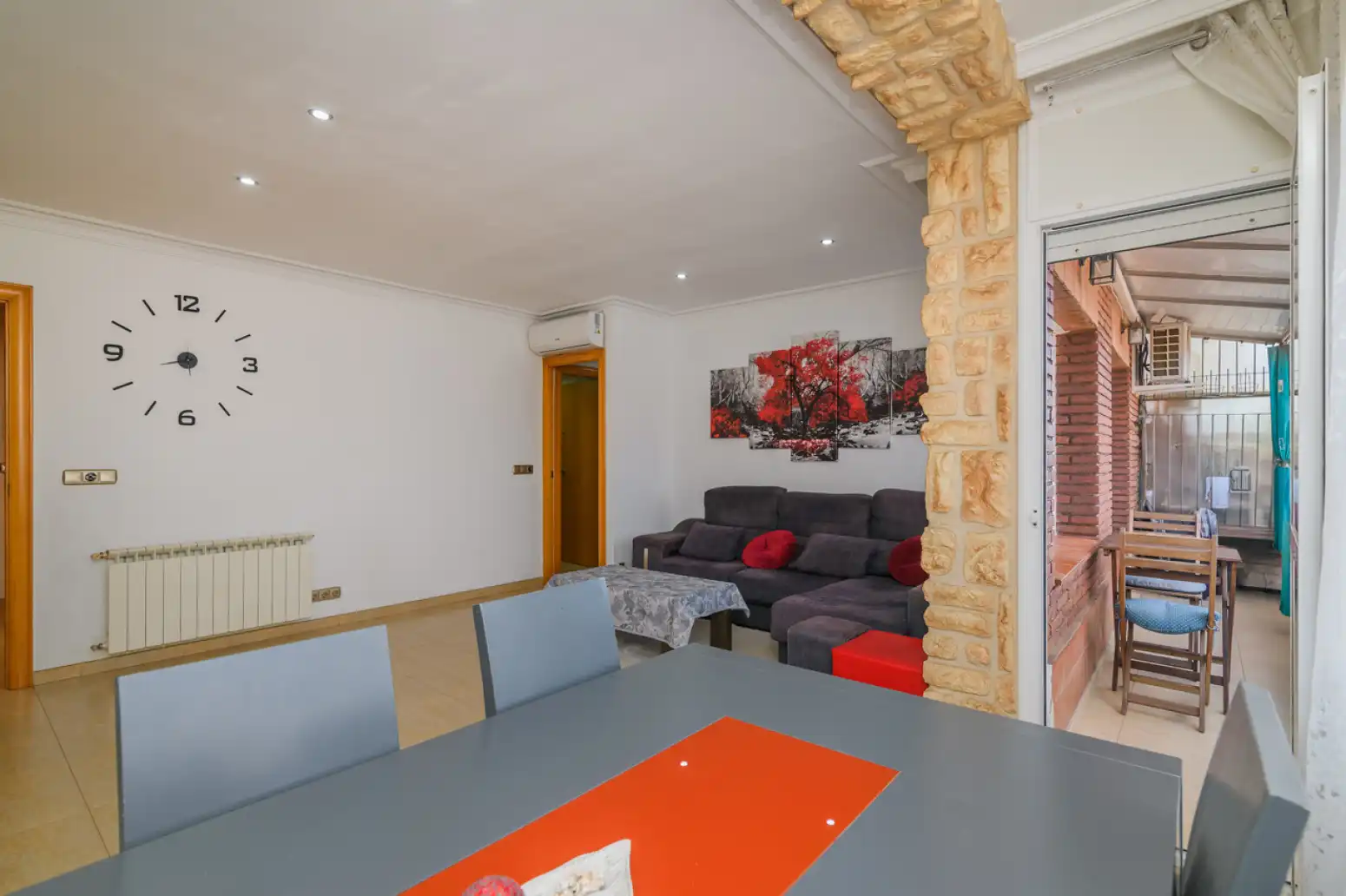 Living room of Attic for sale in Viladecans  with Air Conditioner, Heating and Balcony