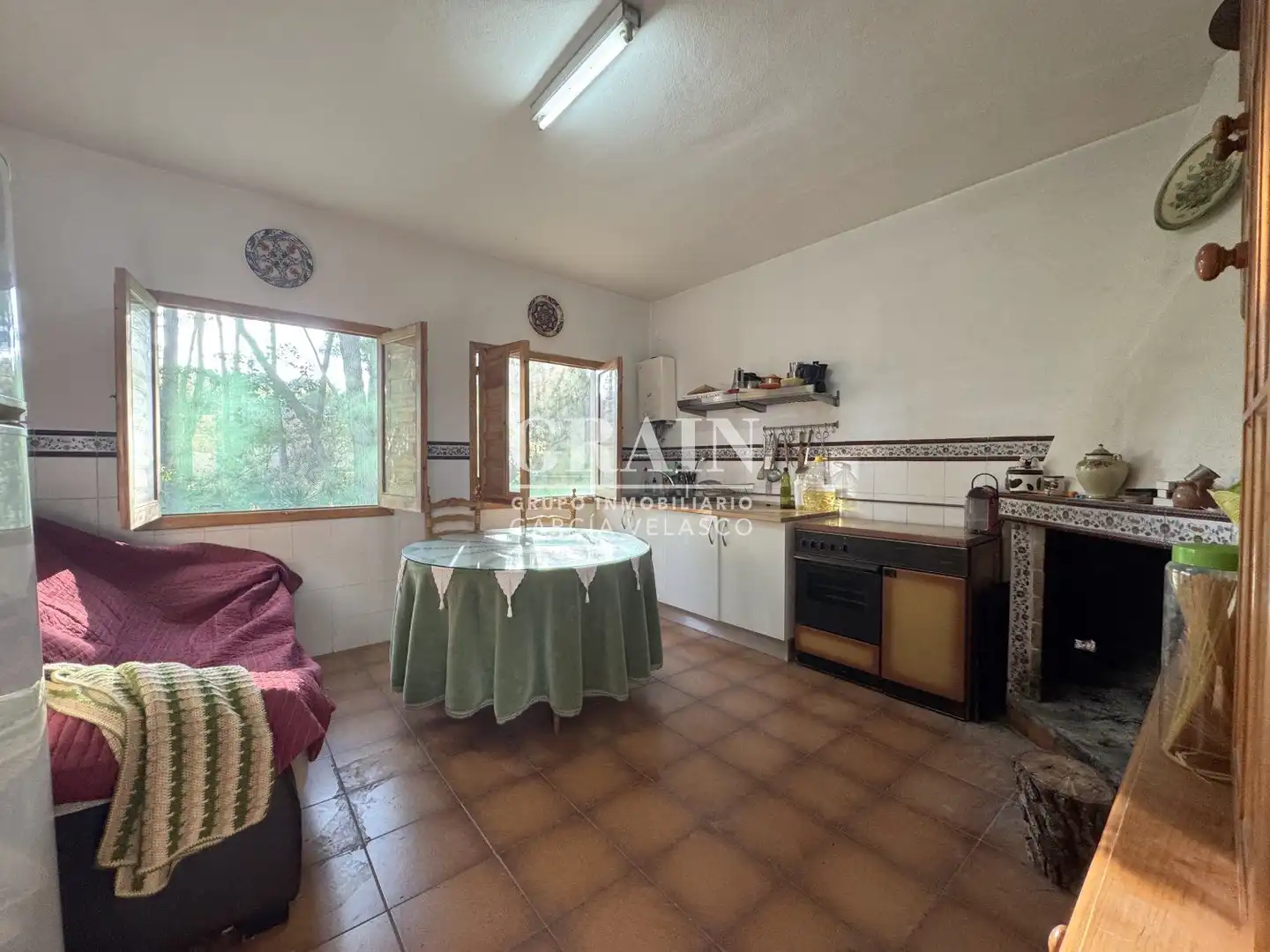 Cocina de Casa o chalet en venta en Albacete con Jardín privado