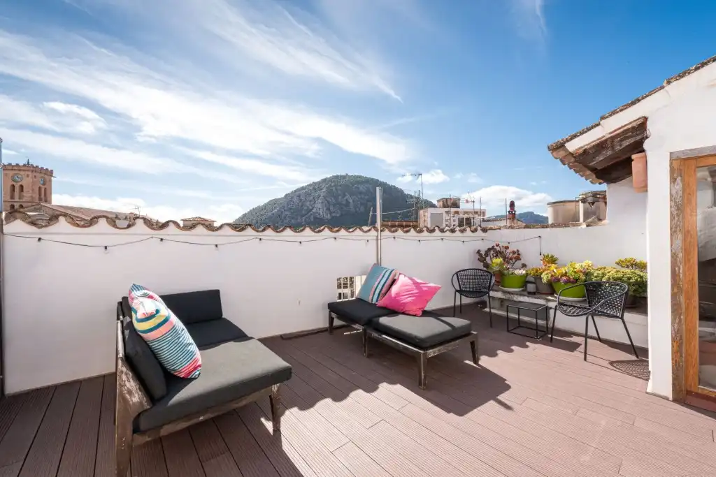 Terraza de Finca rústica en venta en Pollença con Aire acondicionado, Calefacción y Terraza