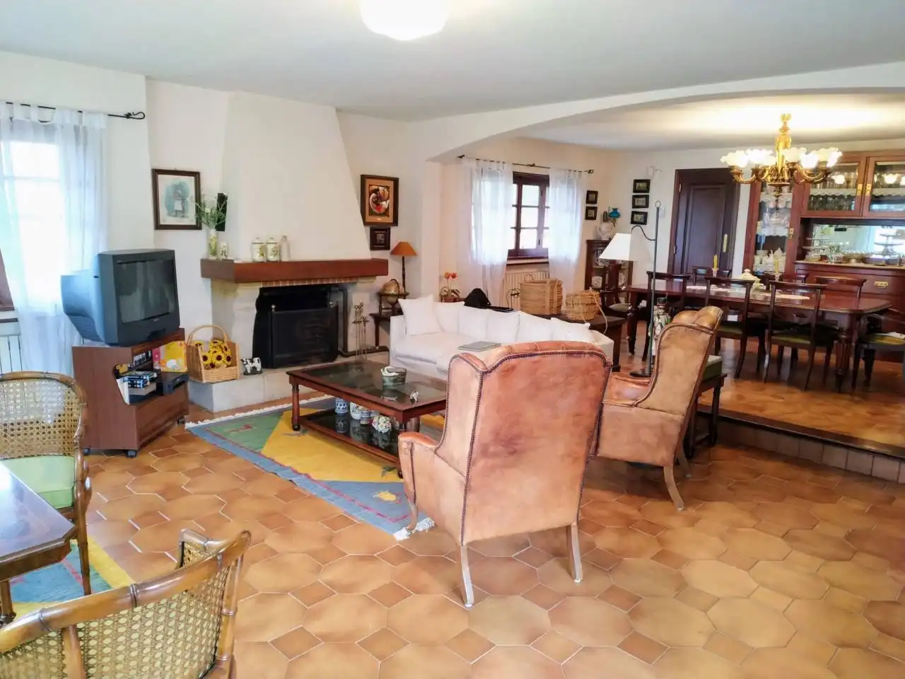 Wohnzimmer von Haus oder Chalet zum Verkauf in O Corgo   mit Heizung, Privatgarten und Terrasse