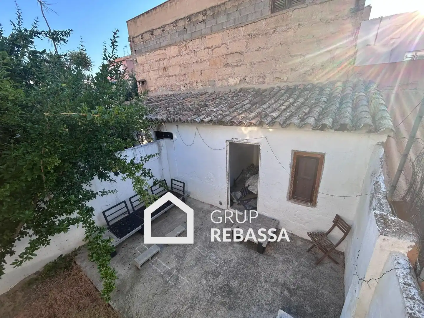 Vista exterior de Pis en venda en  Palma de Mallorca amb Aire condicionat, Calefacció i Jardí privat