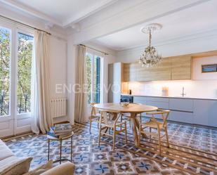 Dining room of Apartment for sale in  Barcelona Capital  with Air Conditioner, Heating and Balcony