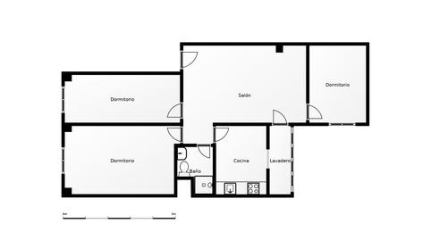 Foto 5 de Pis de lloguer a Numancia,  Madrid Capital