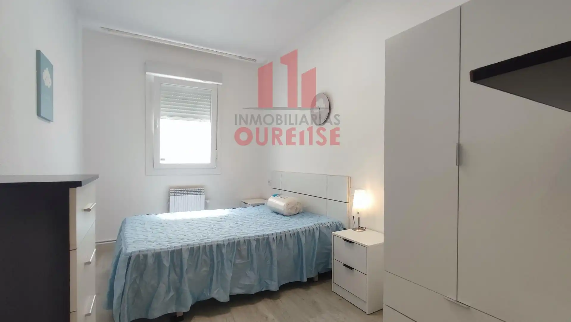 Schlafzimmer von Wohnung zur Miete in Ourense Capital  mit Heizung, Möbliert und Balkon