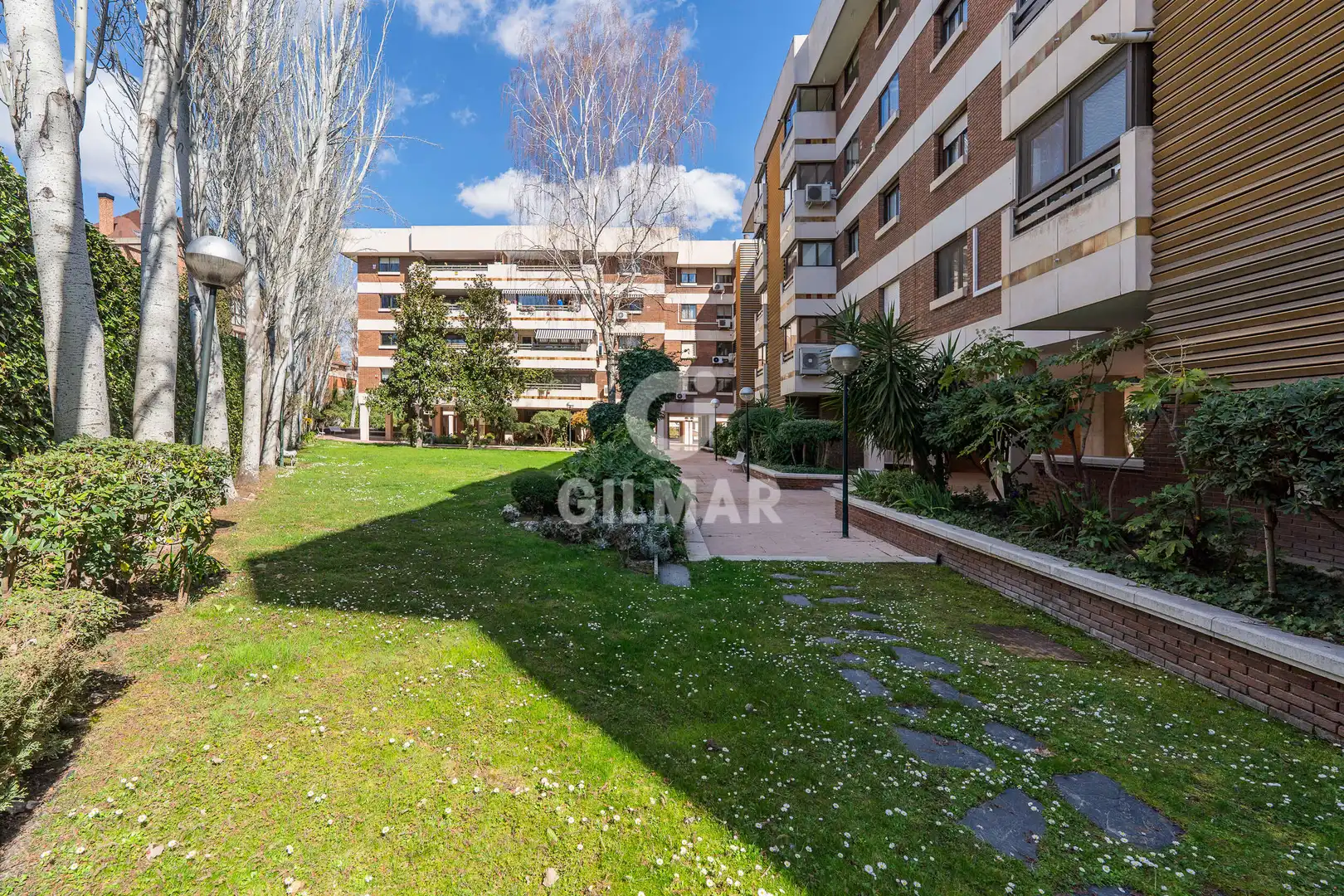 Garden of Flat for sale in Madrid  with Heating, Private garden and Swimming Pool