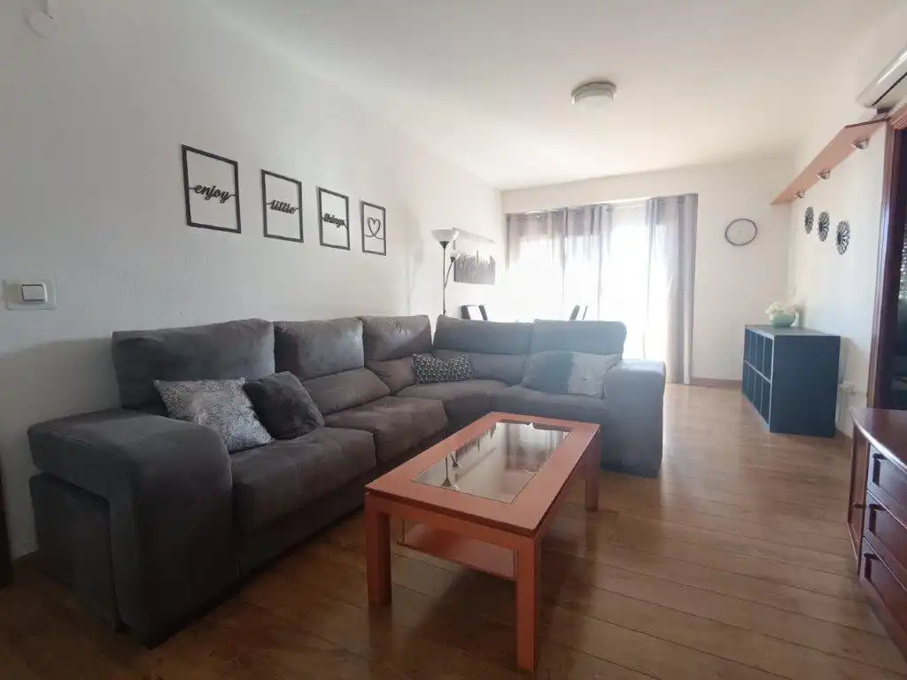 Wohnzimmer von Wohnung zur Miete in Málaga mit Klimaanlage, Heizung und Terrasse