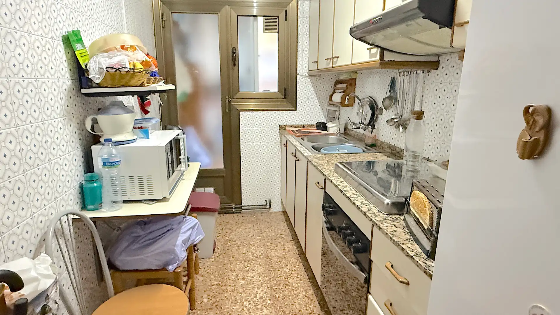 Kitchen of Flat for sale in Rubí  with Heating, Oven and Balcony