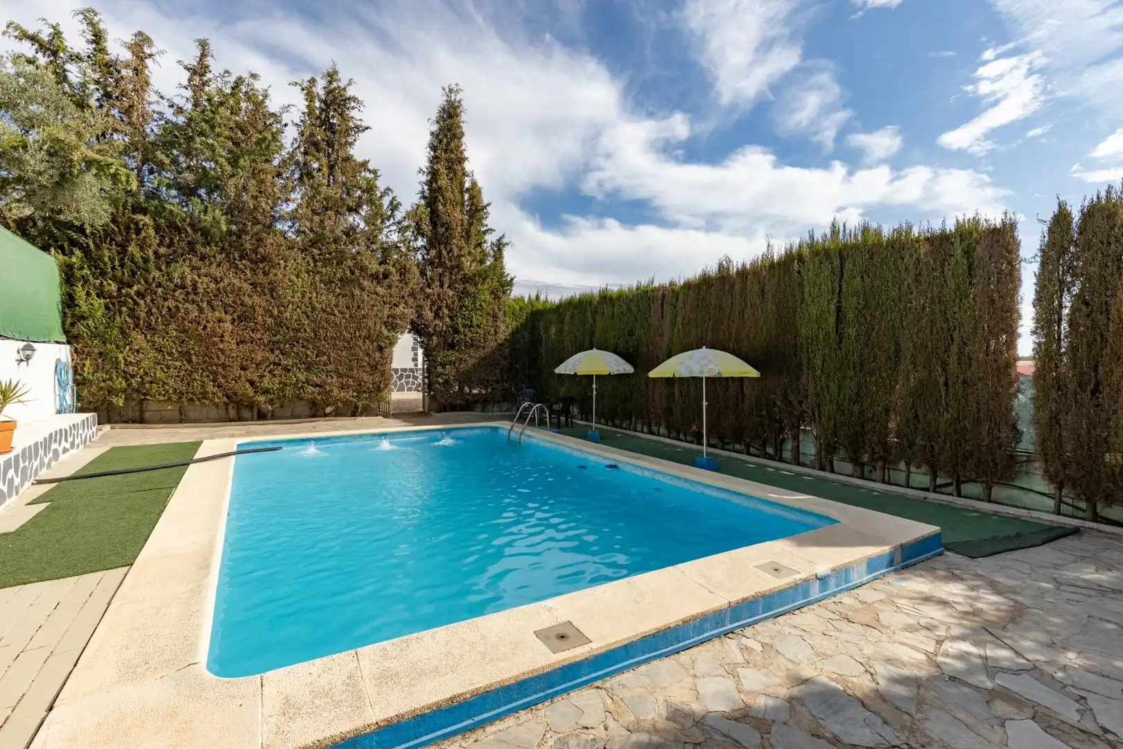 Piscina de Finca rústica en venta en Cogollos de la Vega con Jardín privado y Piscina