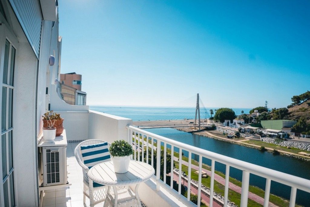 Balcony of Duplex for sale in Fuengirola  with Air Conditioner, Terrace and Swimming Pool