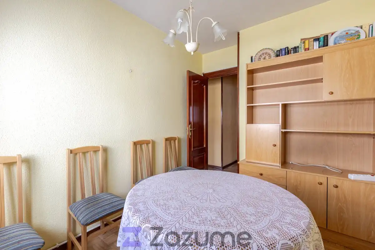 Bedroom of Flat for rent in Madrid  with Heating, Parquet flooring and Terrace
